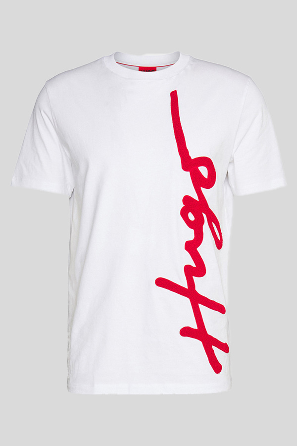 T-SHIRT HUGO - 100 WHITE